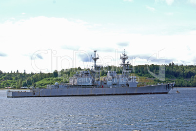 Mothballed Navy ship