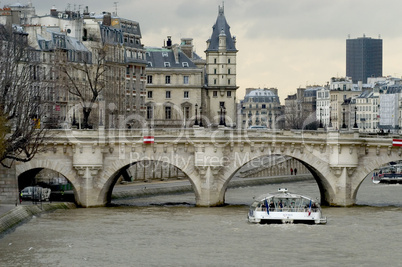 paris from pont des arts seine