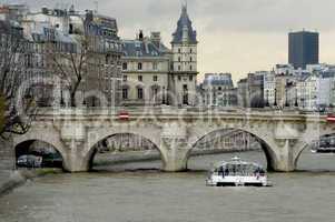paris from pont des arts seine