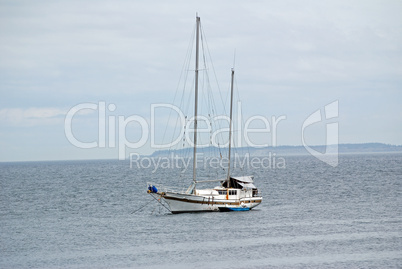 Yacht in Pacitic Northwest Waters