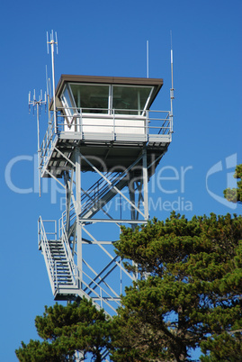 Coast Guard lookout tower.