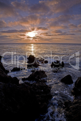 Pacific Ocean Sunset