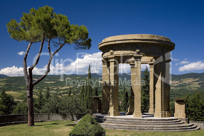 Monument Area in Poppi Tuscany Ital