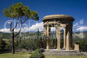 Monument Area in Poppi Tuscany Ital