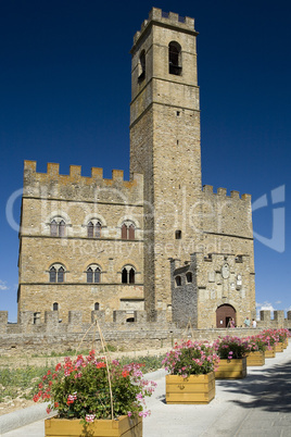 Conti Guidis castle in Poppi Italy