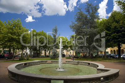 The little park in Stia Italy