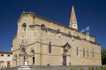 Cathedral in Arezzo Tuscany Italy