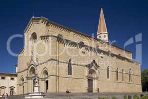 Cathedral in Arezzo Tuscany Italy