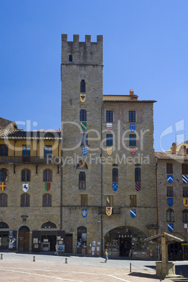 Piazza Grande Arezzo Tuscany Italy