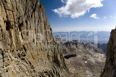 OWENS VALLEY FROM WHITNEY RANGE