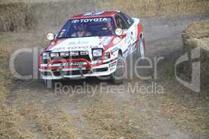 Toyota rally car