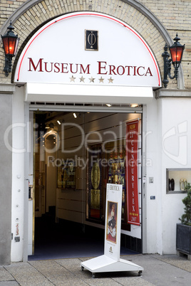 Entrance to Museum Erotica in Copen