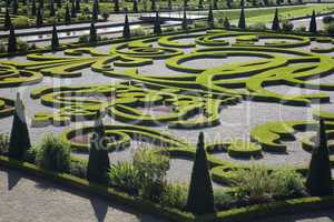 The baroque style garden at Frederi