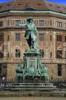 Statue of the Danish naval officer