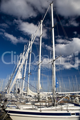 Yachts in habour