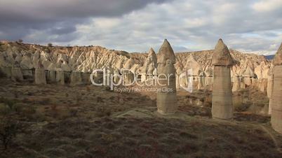Famous city  Cappadocia in Turkey