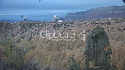 air balloon trip at Famous city  Cappadocia Turkey