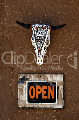 Door hangings in Taos Pueblo