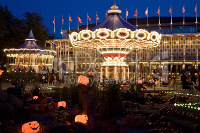 Halloween dressed up Tivoli Garden