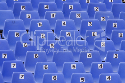 Numbered seats
