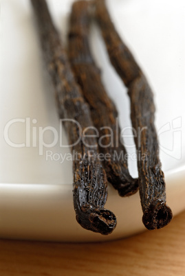 Macro Stock Photo of Vanilla Beans