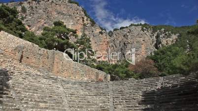 time lapse Ancient Amphitheater