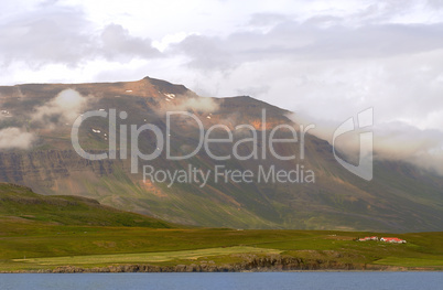 Landscape of a Iceland Mountain