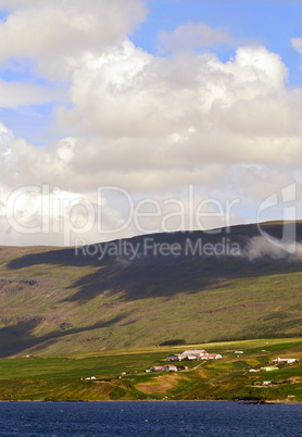 Landscape of a Iceland Mountain