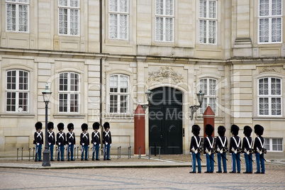 Changing of the guard at the royal