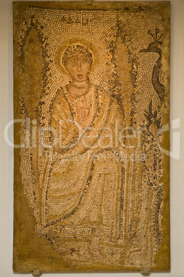 Mosaic art of Adam enthroned in Par