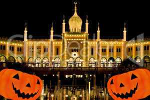 Halloween dressed Tivoli Copenhagen