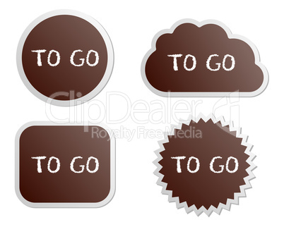To Go Buttons