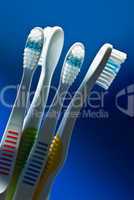 four toothbrushes