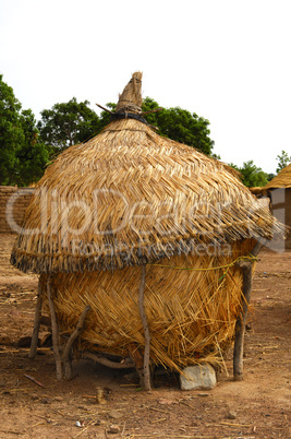 Traditional granary near Ouagadougo