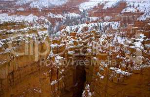 SNOW-SPRINKLED HOODOOS