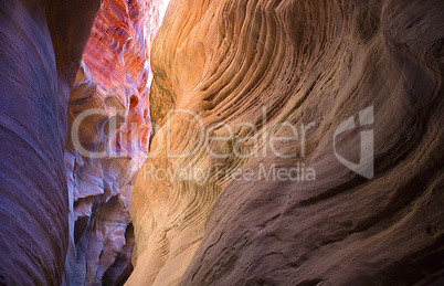 COLORS AND SHAPES OF BUCKSKIN GULCH