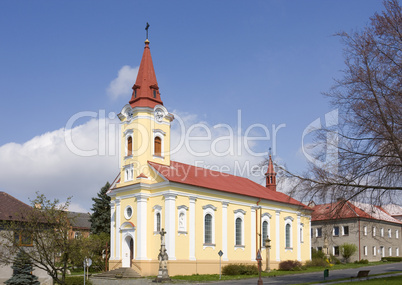 Church in Doloplazy, Czech Republic