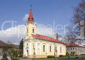 Church in Doloplazy, Czech Republic