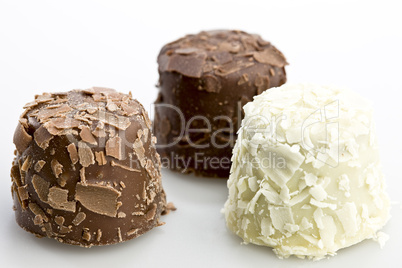 Chocolate with truffle filling