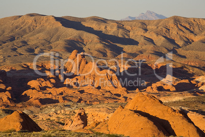 VALLEY OF FIRE STATE PARK AT SUNSET