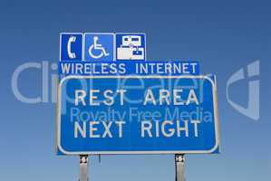 Wireless internet rest area