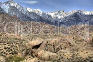 MT WHITNEY FROM ALABAMA HILLS