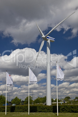 The Wind Turbine at the trade fair