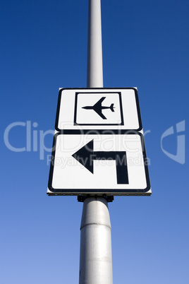 airport traffic sign