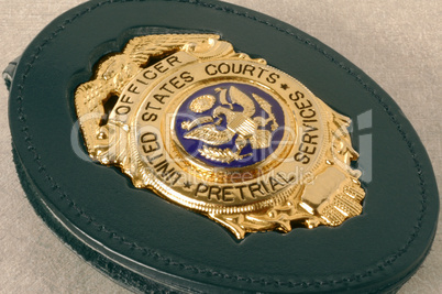 Court officers badge shield
