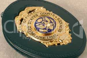 Court officers badge shield