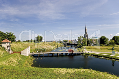 The gate at Kastellet Citadel in Copenhagen