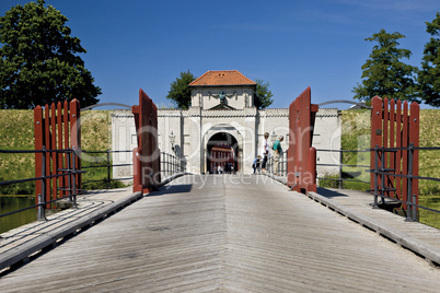 The gate at Kastellet Citadel in Copenhagen