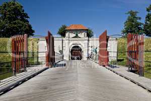 The gate at Kastellet Citadel in Copenhagen