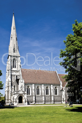 The St. Albans church in Copenhagen